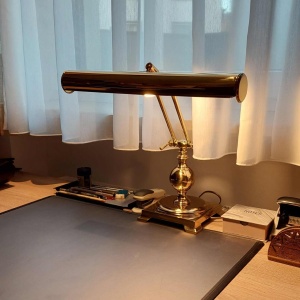 Lampa de birou din alama design clasic Executive Lamp - Img 2
