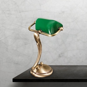 Lampa de birou din alama design clasic Small Banker - Img 2
