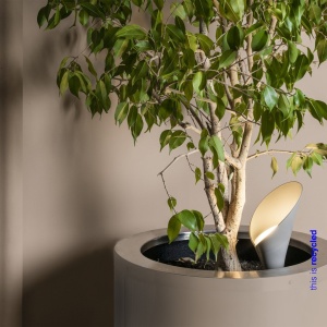 Lampa de exterior decorativa tip tarus IP44 LEAF gri 127216 universul-luminii.ro