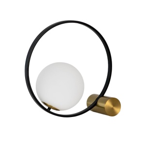 Lampa de masa design circular Gold and Black - Img 3