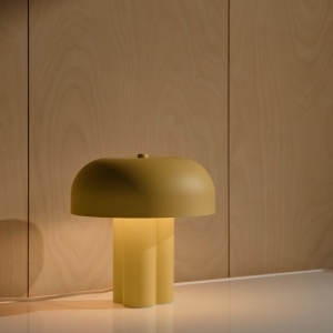 Lampa de masa design scandinav minimalist Sandro galben - Img 6