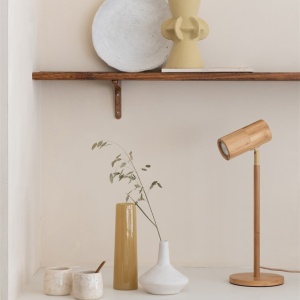 Lampa de masa Eco din Bambus Java GU10, natural 243756 universul-luminii.ro
