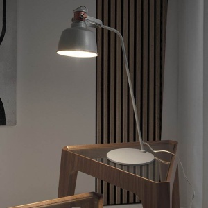 Lampa de masa eleganta design minimalist Steel