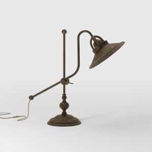 Lampa de masa stil industrial din alama personalizabila Alice - Img 2