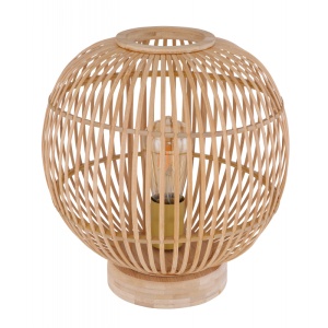 Lampa de masa stil natural bambus HILDEGARD 106136 universul-luminii.ro