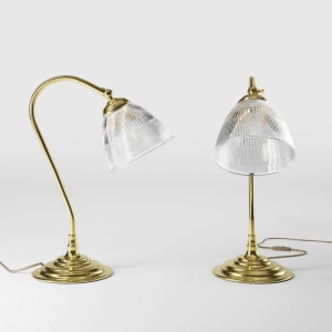 Lampa de masa stil neoclasic din alama si sticla Elide - Img 18