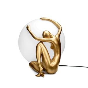 Lampa de podea decorativa cu design original Woman 50 auriu 159996 universul-luminii.ro