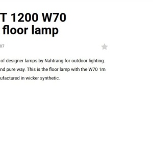 Lampa de podea iluminat exterior decorativ SAIGON 120/W70 gri/maro 217456 universul-luminii.ro