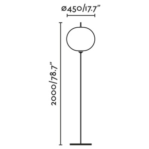Lampa de podea iluminat exterior decorativ SAIGON 210/R45 gri/alb opal 217416 universul-luminii.ro