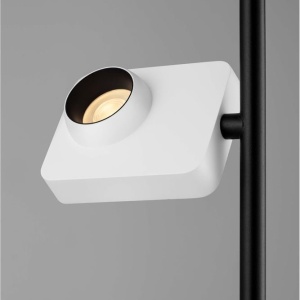 Lampa de podea LED cu spot directionabil stil minimalist KEDROS alb 230386 universul-luminii.ro