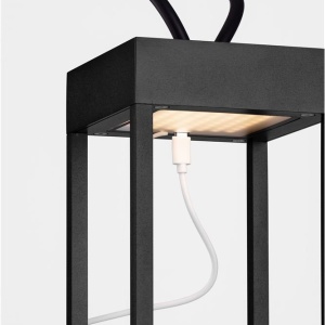 Lampa decorativa de exterior LED portabila LUCIA negru 153236 universul-luminii.ro