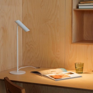 Lampa LED de birou stil minimalist LEO alba - Img 2