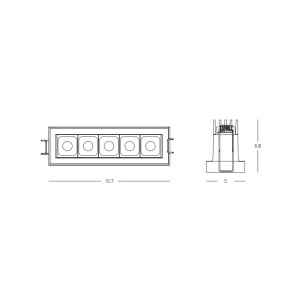 Lampa LED de exterior iluminat decorati IP65 Igor negru 154656 universul-luminii.ro