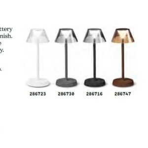 Lampa LED portabila pentru iluminat exterior Lolita tl cafenie 55796 universul-luminii.ro