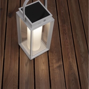 Lampa LED solara portabila iluminat exterior decorativ VERHAAL alba 222766 universul-luminii.ro