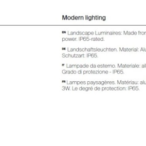 Lampa LED/Tarus de exterior iluminat decorativ IP65 Flare H-80cm 241866 universul-luminii.ro