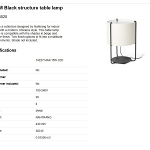 Lampa masa / Veioza moderna design elegant DRUM bej 83856 universul-luminii.ro