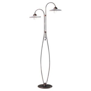 Lampadar cu 2 brate design clasic realizat manual L'AQUILA