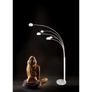 Lampadar design modern Palp alb mat - Img 2