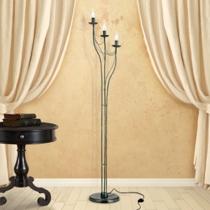 Lampadar design rustic cu 3 brate Vela, Antik 211856 universul-luminii.ro