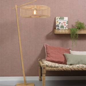 Lampadar eco din bambus Bromo L natur, 60x18cm 90196 universul-luminii.ro