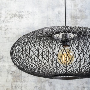 Lampadar eco din bambus Cango natur, 60x25cm 231926 universul-luminii.ro