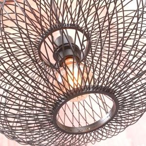 Lampadar eco din bambus Cango S bl/40x20 bl 178556 universul-luminii.ro
