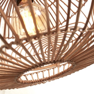Lampadar eco din bambus cu ratan Madeira nat/48cm, nat 213346 universul-luminii.ro