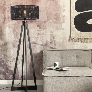 Lampadar eco din bambus Java 4-legs bl/50x22, bl 64606 universul-luminii.ro