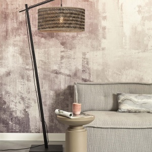 Lampadar eco din bambus Java L bl/50x22, bl/nat 182076 universul-luminii.ro