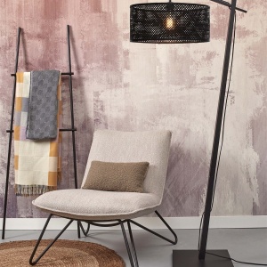 Lampadar eco din bambus Java L bl/50x22, bl 64346 universul-luminii.ro