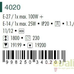 Lampadar, lampa de podea, Action 4020 RX - Img 2