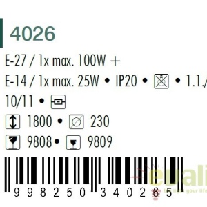 Lampadar, lampa de podea, Action 4026 RX - Img 2