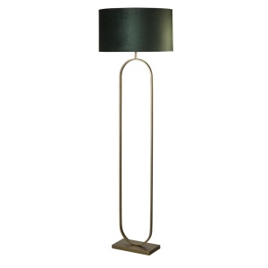 Lampadar/Lampa de podea decorativa Modish bronz/verde - Img 3