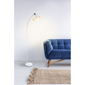 Lampadar / Lampa de podea design modern ANITA alb/crom 106346 universul-luminii.ro