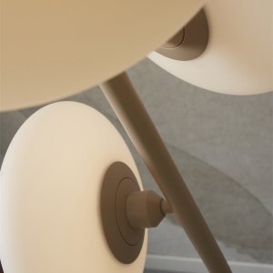 Lampadar/Lampa de podea design modern Sapporo 3 alb/sand 141706 universul-luminii.ro
