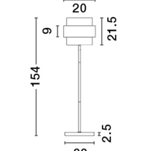 Lampadar, Lampa de podea design modern SIANNA 104616 universul-luminii.ro