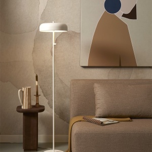 Lampadar/Lampa de podea din metal Porto alb 141656 universul-luminii.ro