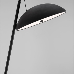 Lampadar, lampa de podea LED Flute negru 229146 universul-luminii.ro