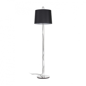 Lampadar / Lampa de podea moderna design elegant MONTREAL crom/negru