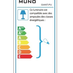 Lampadar, lampa de podea moderna, GIANT Violet MUNO Design 50166 universul-luminii.ro