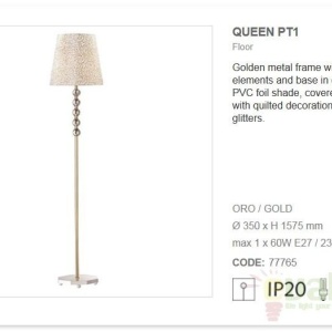 Lampadar lampa de podea QUEEN PT1 077765 52106 universul-luminii.ro