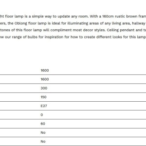 Lampadar, Lampa de podea rustica cu 5 surse de lumina Oblong 111206 universul-luminii.ro