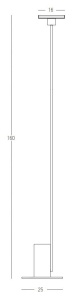Lampadar/Lampa LED de podea design modern minimalist Trix - Img 4