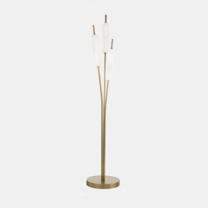 Lampadar LED design LUX, fabricat manual TYPHA 285.04.ON - Img 1