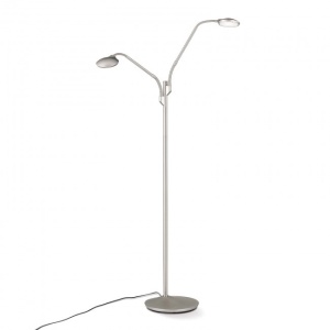 Lampadar LED dimabil stil modern Cobra satin chrome 98986 universul-luminii.ro