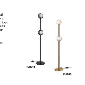 Lampadar LED modern BLOOM PT2 NERO - Img 3