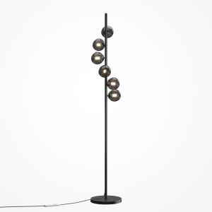 Lampadar modern cu 6 de surse de lumina Dallas negru - Img 2