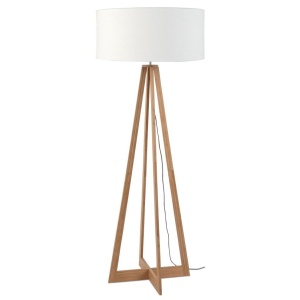 Lampadar realizat din materiale naturale, durabile si ecologice, EVEREST/F alb