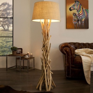 Lamparar deosebit / Lampa de podea cu design rustic Cara A-30208 VC